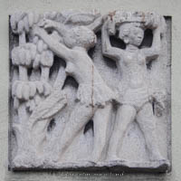 Relief Bananenpflückerinnen