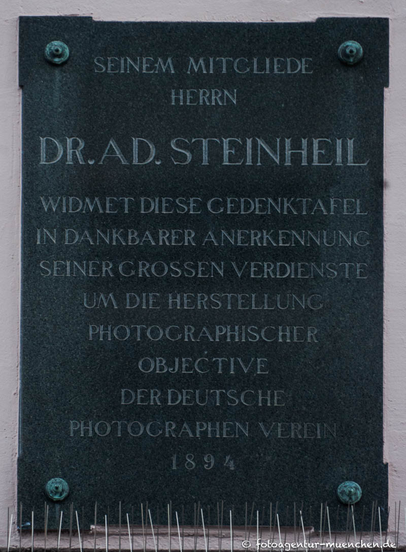 Hugo Adolph Steinheil – Denkmal/Kunstwerk in München