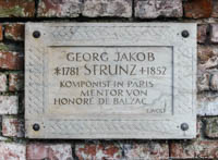 Grab von Georg Jakob Strunz