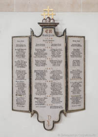 Kriegerdenkmal: Kriegergedenktafel - Christuskirche