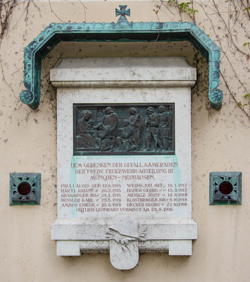 Kriegerdenkmal FFW Neuhausen – Denkmal/Kunstwerk in München