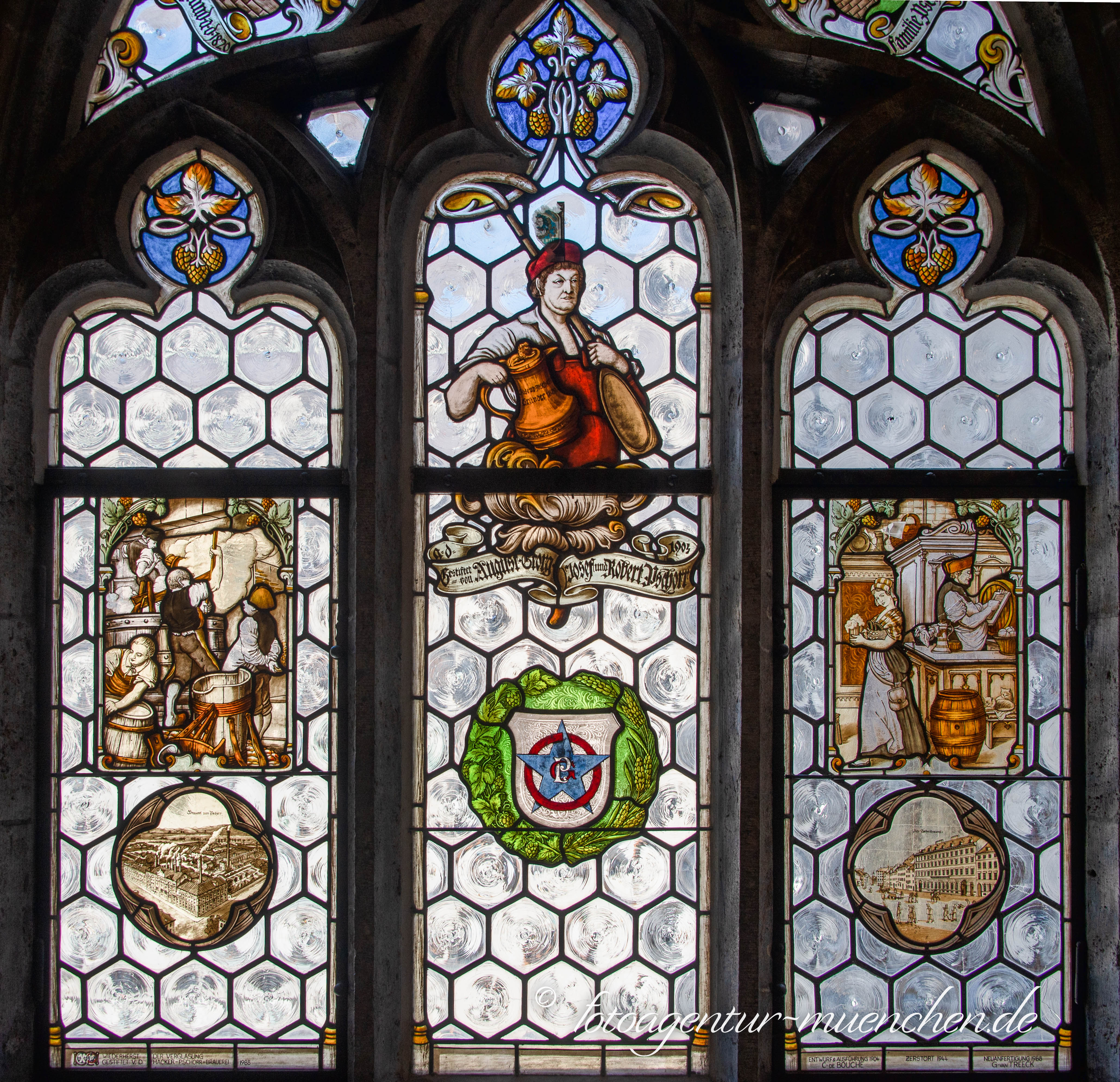 Glasfenster - Hacker-Pschorr-Brauerei