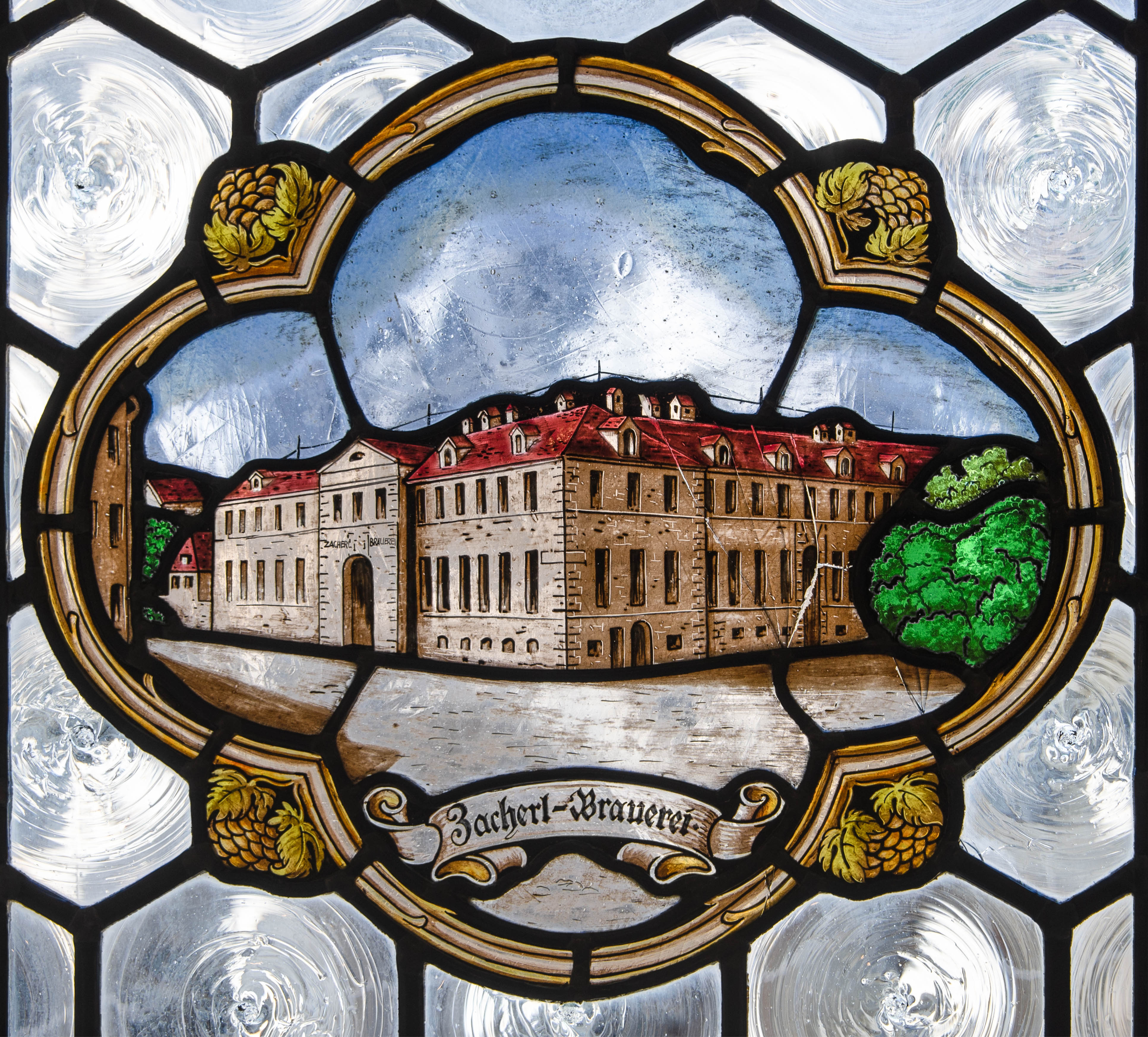 Glasfenster - Zacherl Brauerei