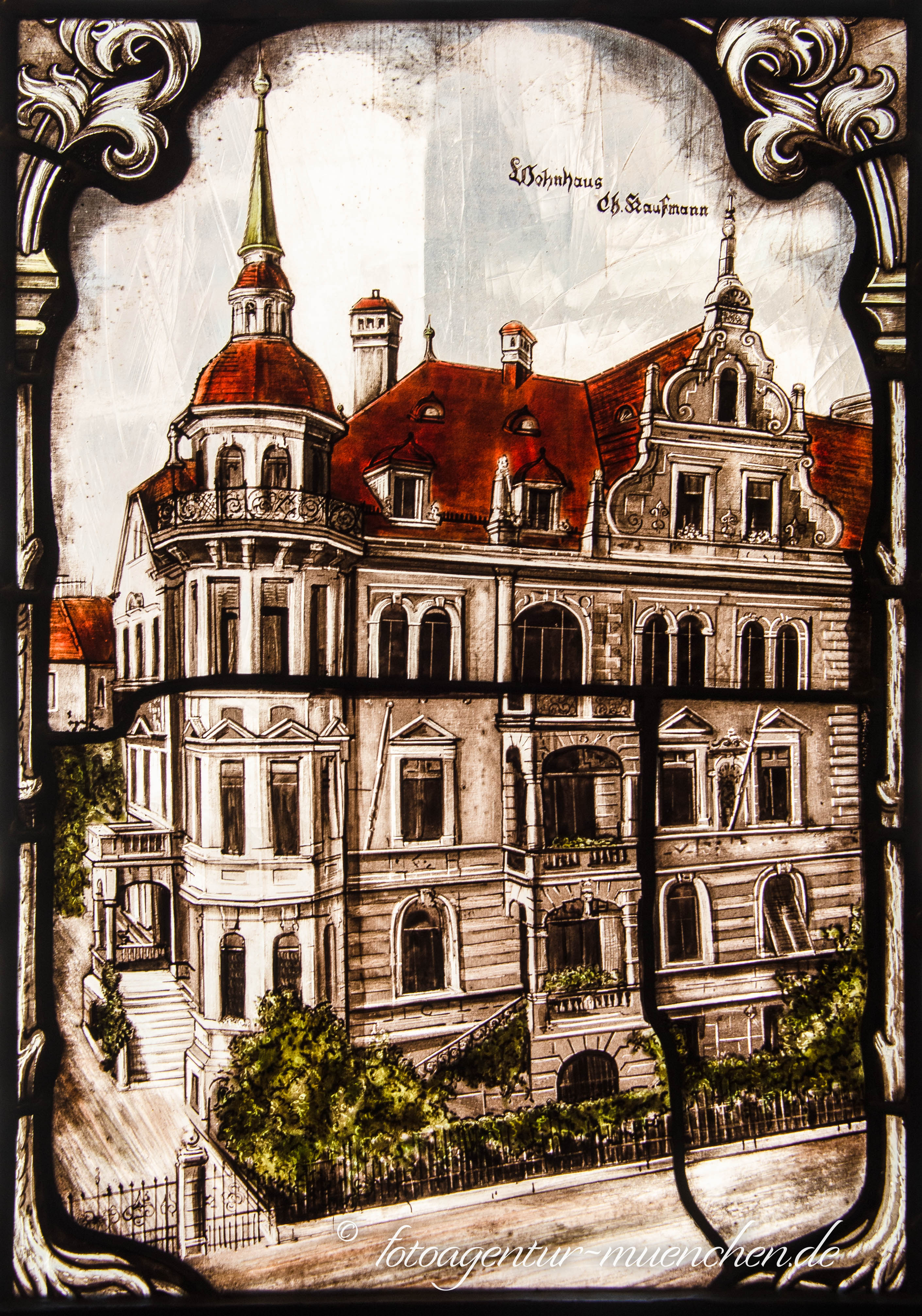 Glasfenster - Wohnhaus C. Kaufmann