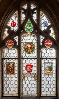 Neues Rathaus - Glasfenster – Foto aus München