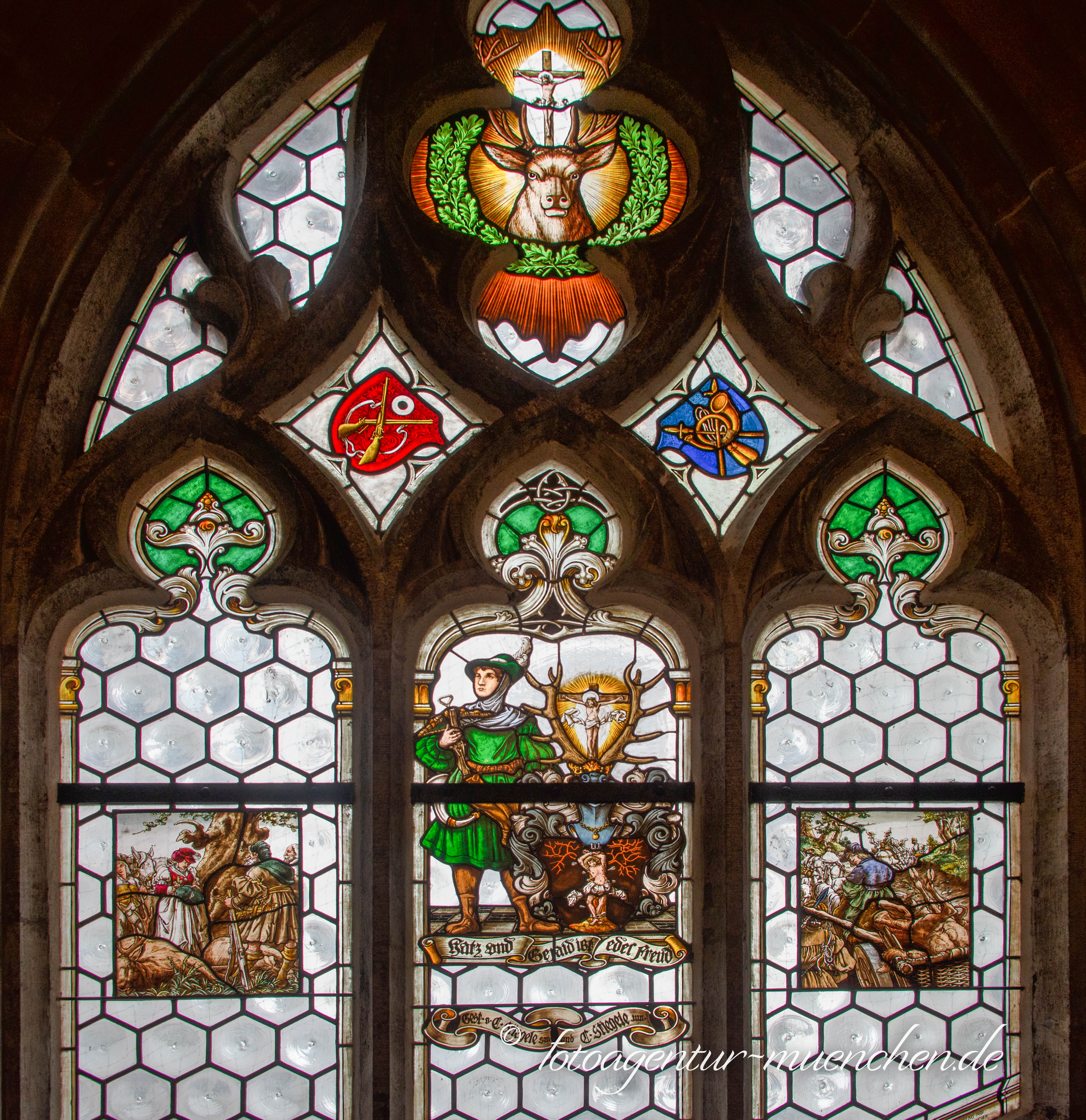 Neues Rathaus - Glasfenster
