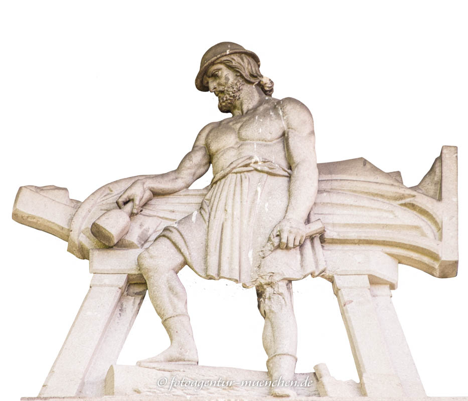 Holzskulptur - Atelier Ludwig Schwanthaler – Denkmal/Kunstwerk in München