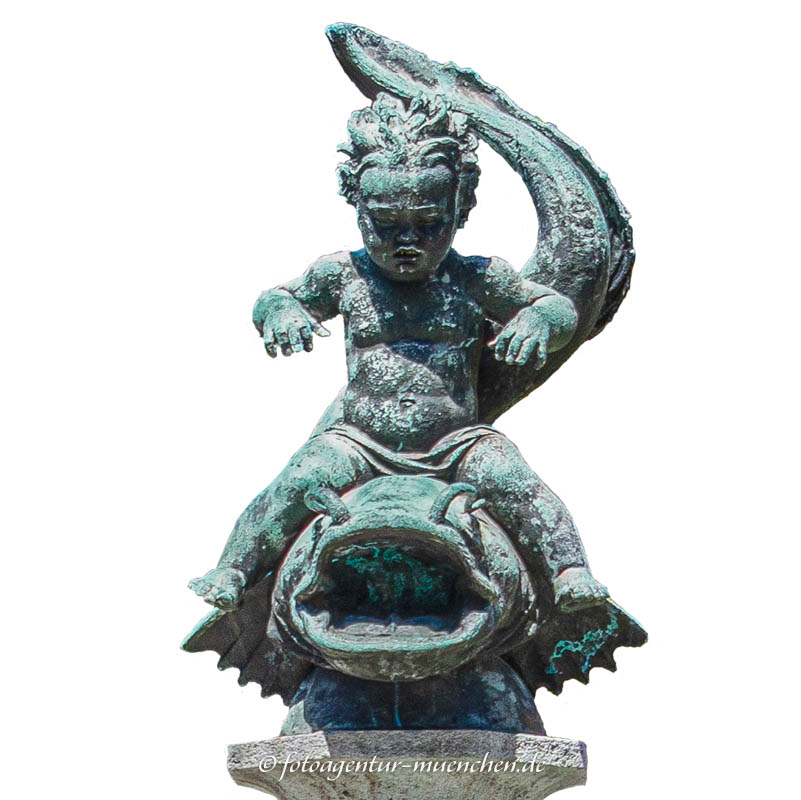 Knabe auf Waller Knabe auf Waller, Trinkwasserbrunnen