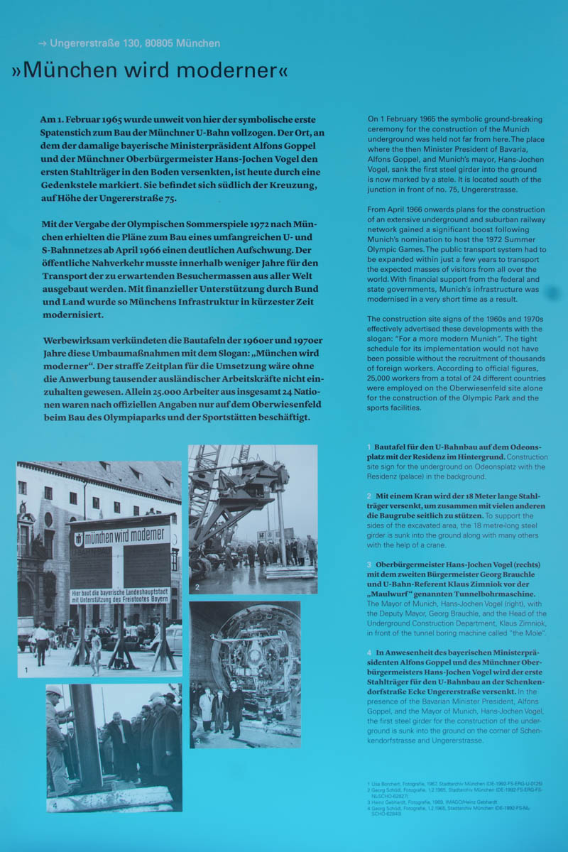 3. „München wird moderner“ – Denkmal/Kunstwerk in München