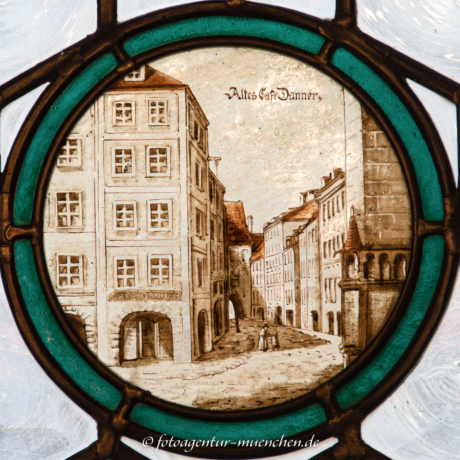 Glasfenster - Cafe Danner