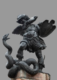 Gerhard Willhalm – Mariensäule - Putti mit Schlange