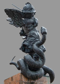 Gerhard Willhalm – Mariensäule - Putti mit Schlange