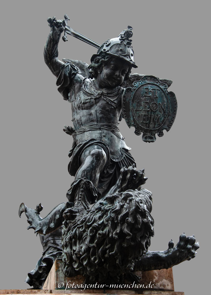 Mariensäule - Putti mit Löwen