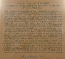 Kriegerdenkmal: Kriegergedenktafel - Wilhelmsgymnasium