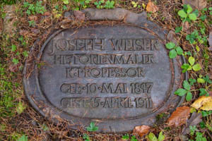 Grab von Joseph Weiser