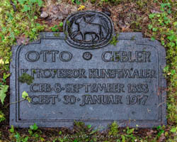 Gerhard Willhalm – Grab - Otto Gebler