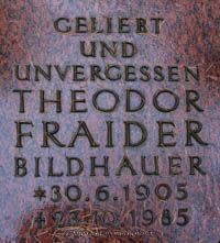Gerhard Willhalm – Grab - Theodor Fraider