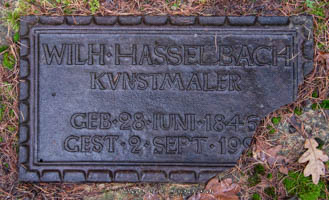 Gerhard Willhalm – Grab - Wilhelm Hasselbach