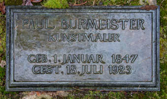 Gerhard Willhalm – Grab - Paul Burmeister
