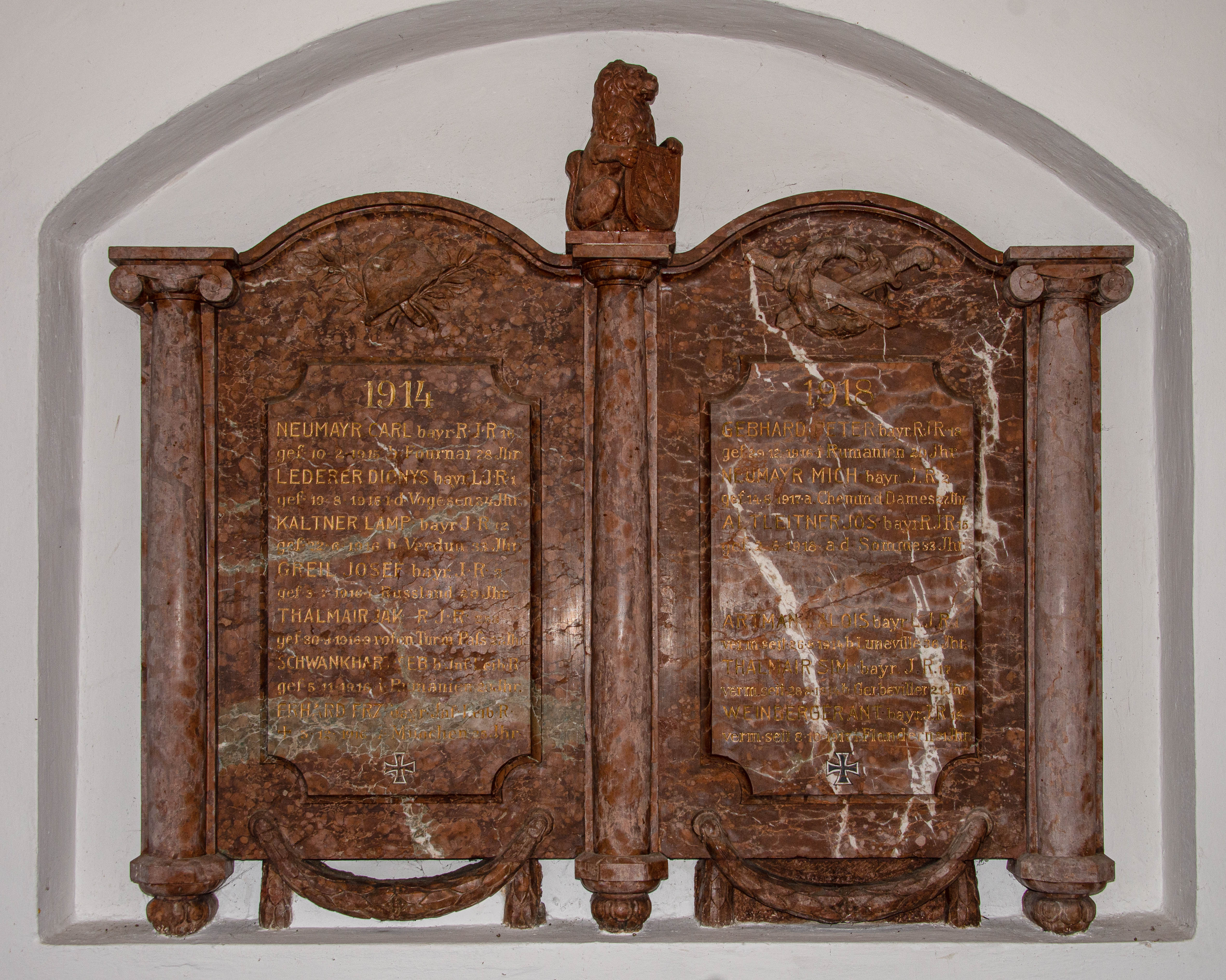 Kriegerdenkmal - 1. WK