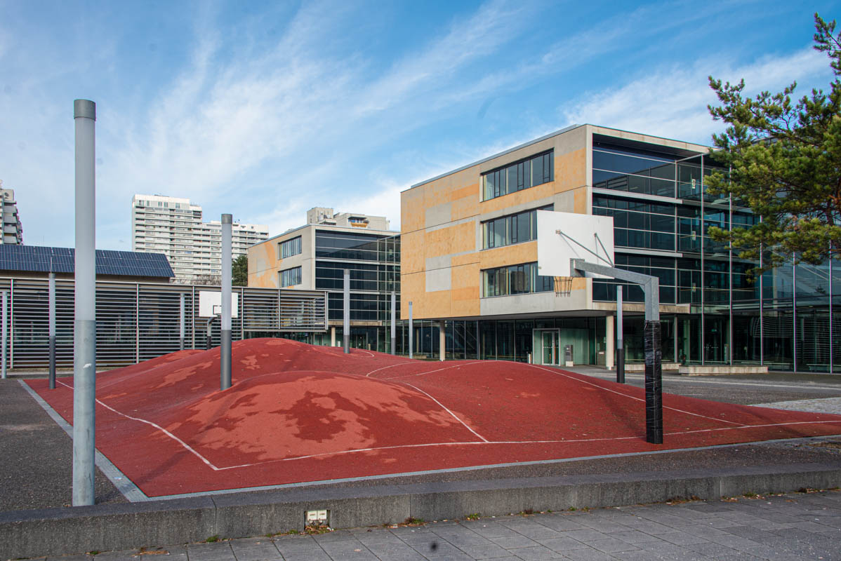 Basketballfeld, 3D² - Inges Idee – Denkmal/Kunstwerk in München
