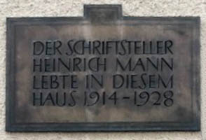 Gerhard Willhalm – Gedenktafel - Thomas Mann