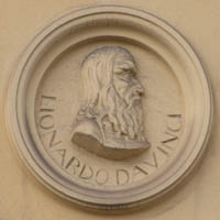  - Tondi mit Reliefbüste - Leonard da Vinci