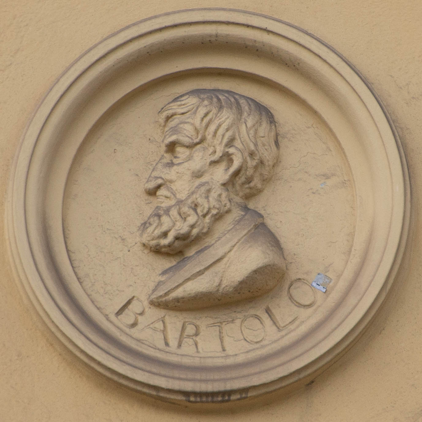 Tondi mit Reliefbüste  - Bartolo