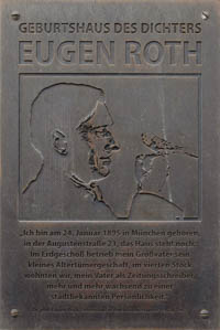 Geburtshaus Eugen Roth