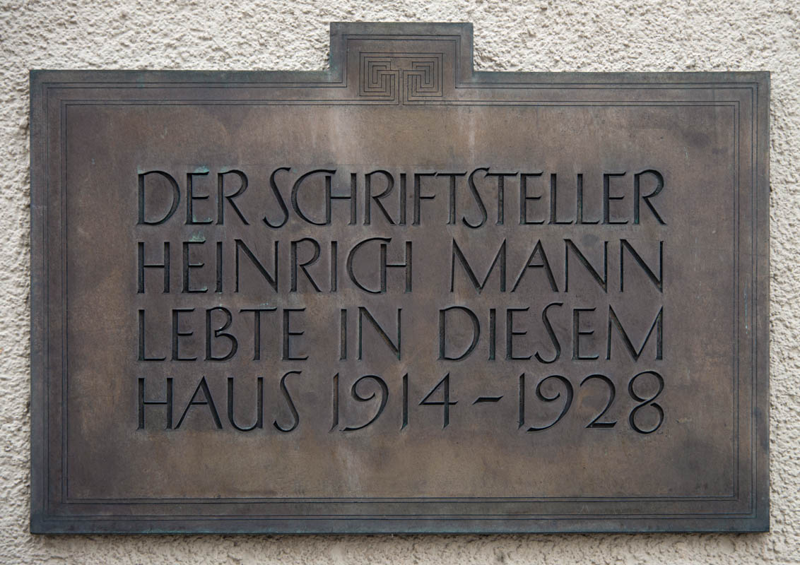 Heinrich Mann - Auer Horst – Denkmal/Kunstwerk in München