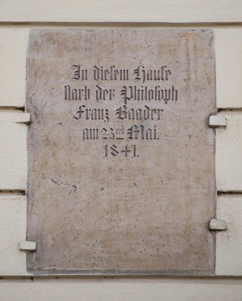 Gedenktafel - Franz Baader