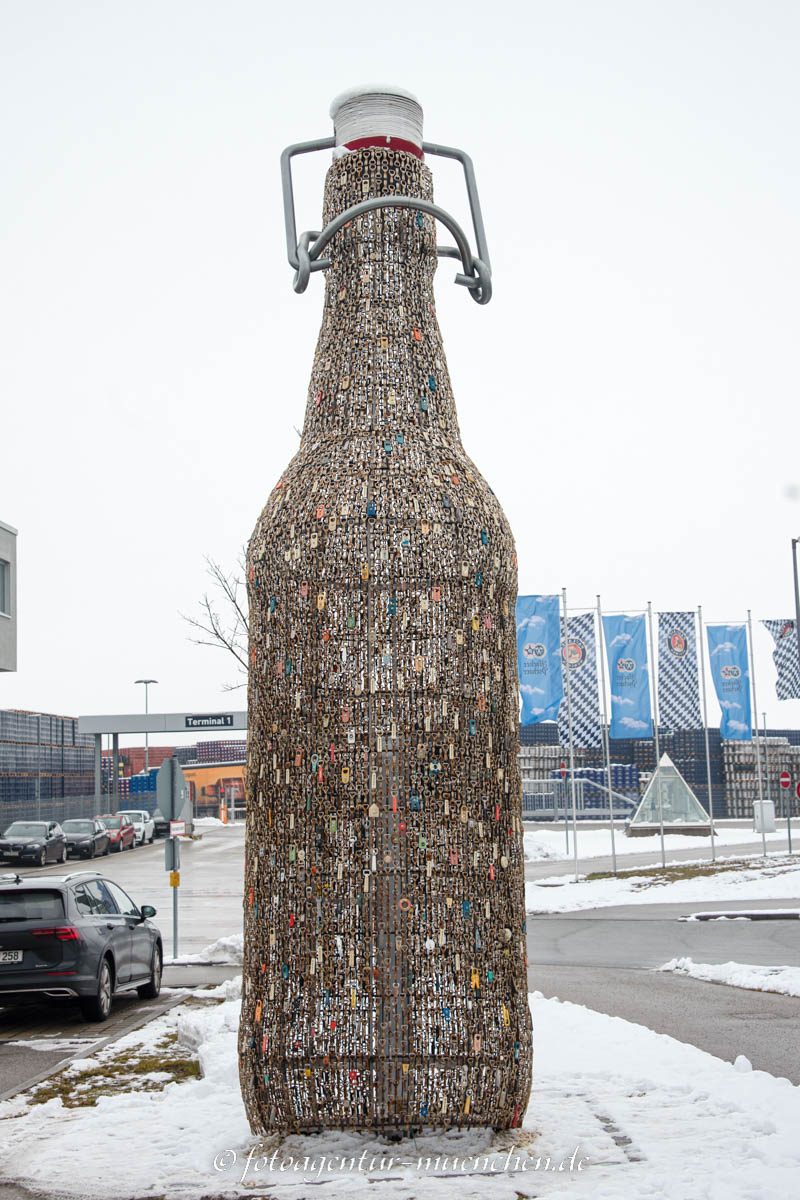 Bieröffner Flasche – Denkmal/Kunstwerk in München