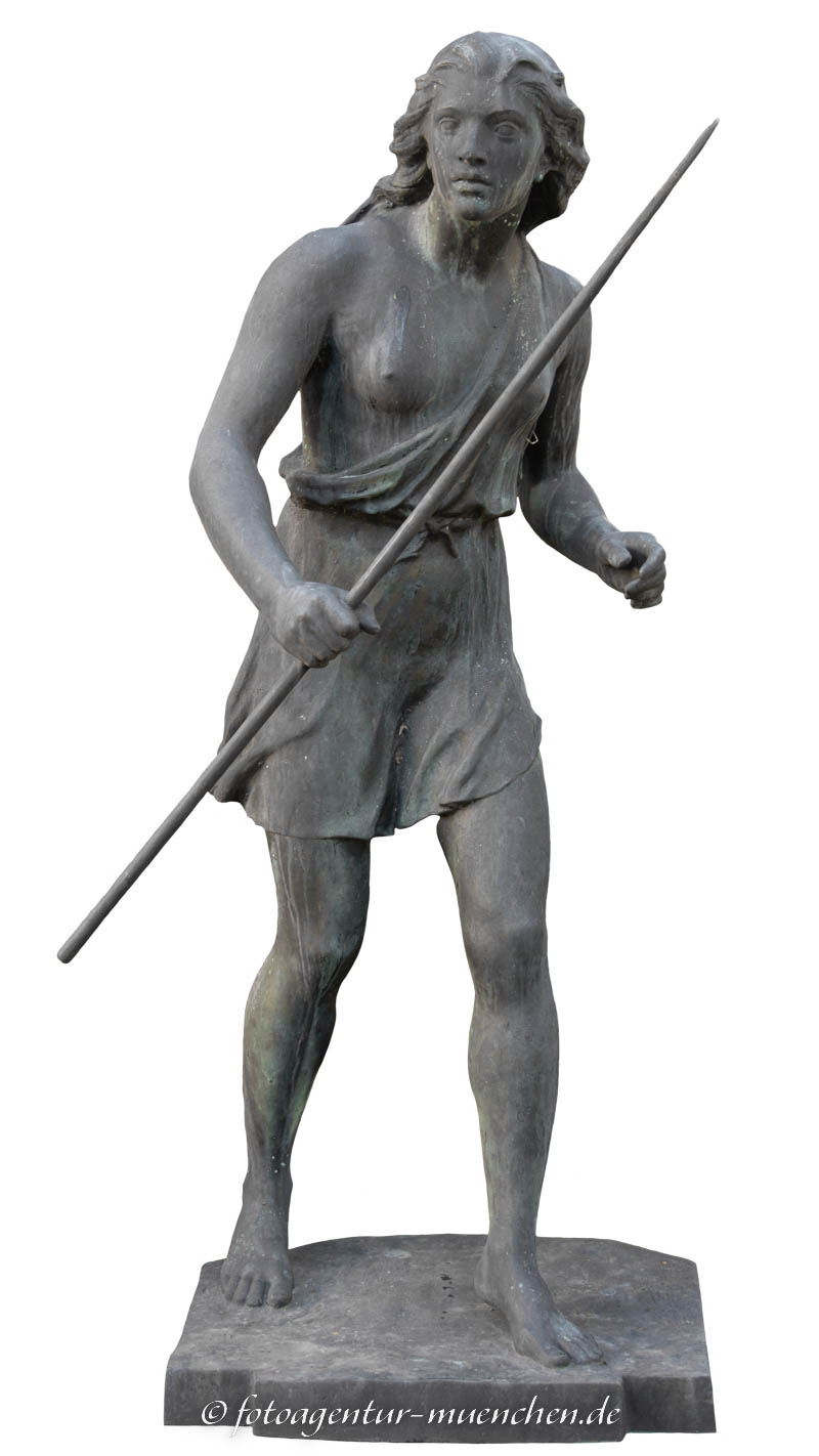 Junge Jägerin - Hildebrand Adolf von – Denkmal/Kunstwerk in München