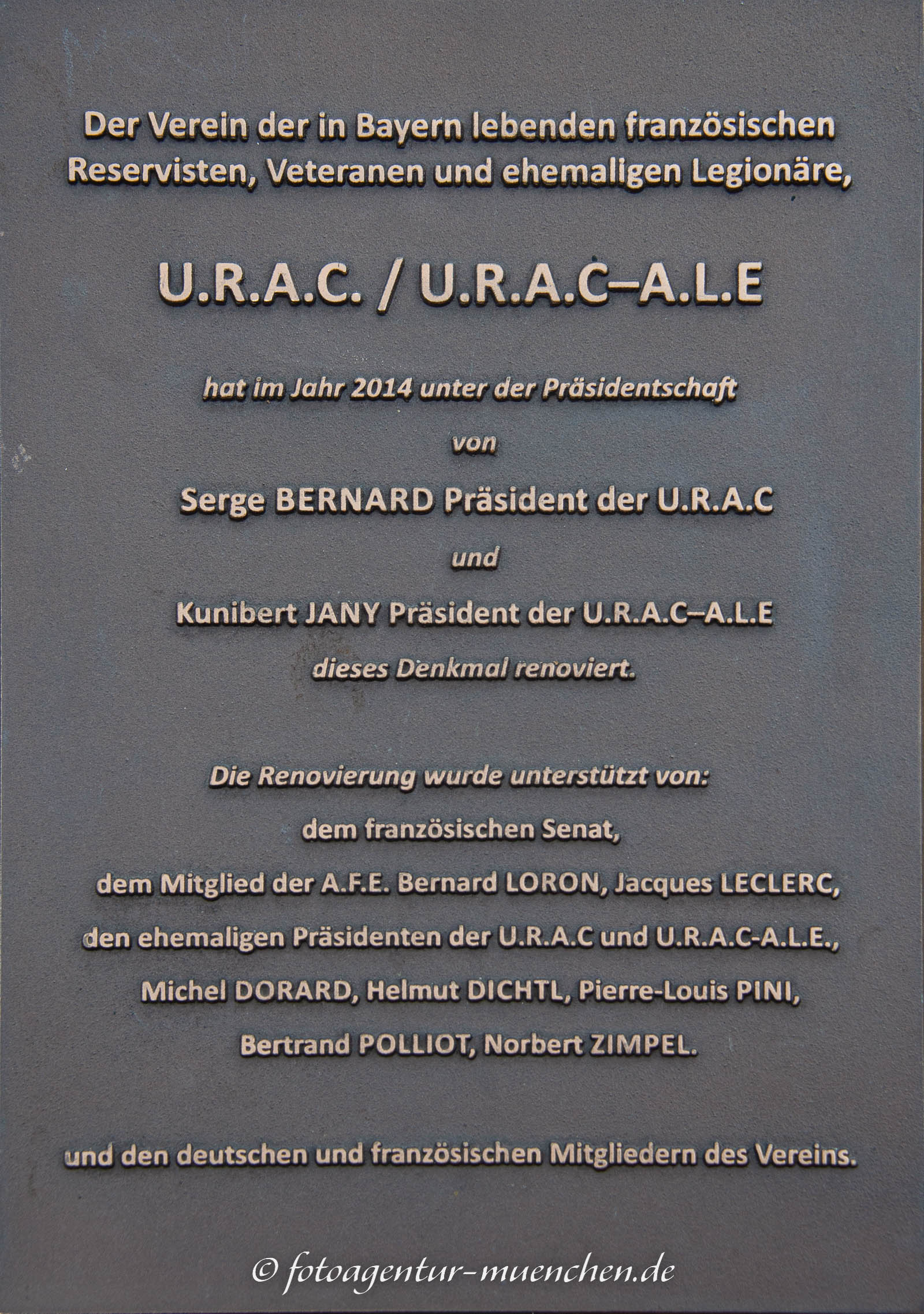 Gedenktafel - Franzosen 1870/71