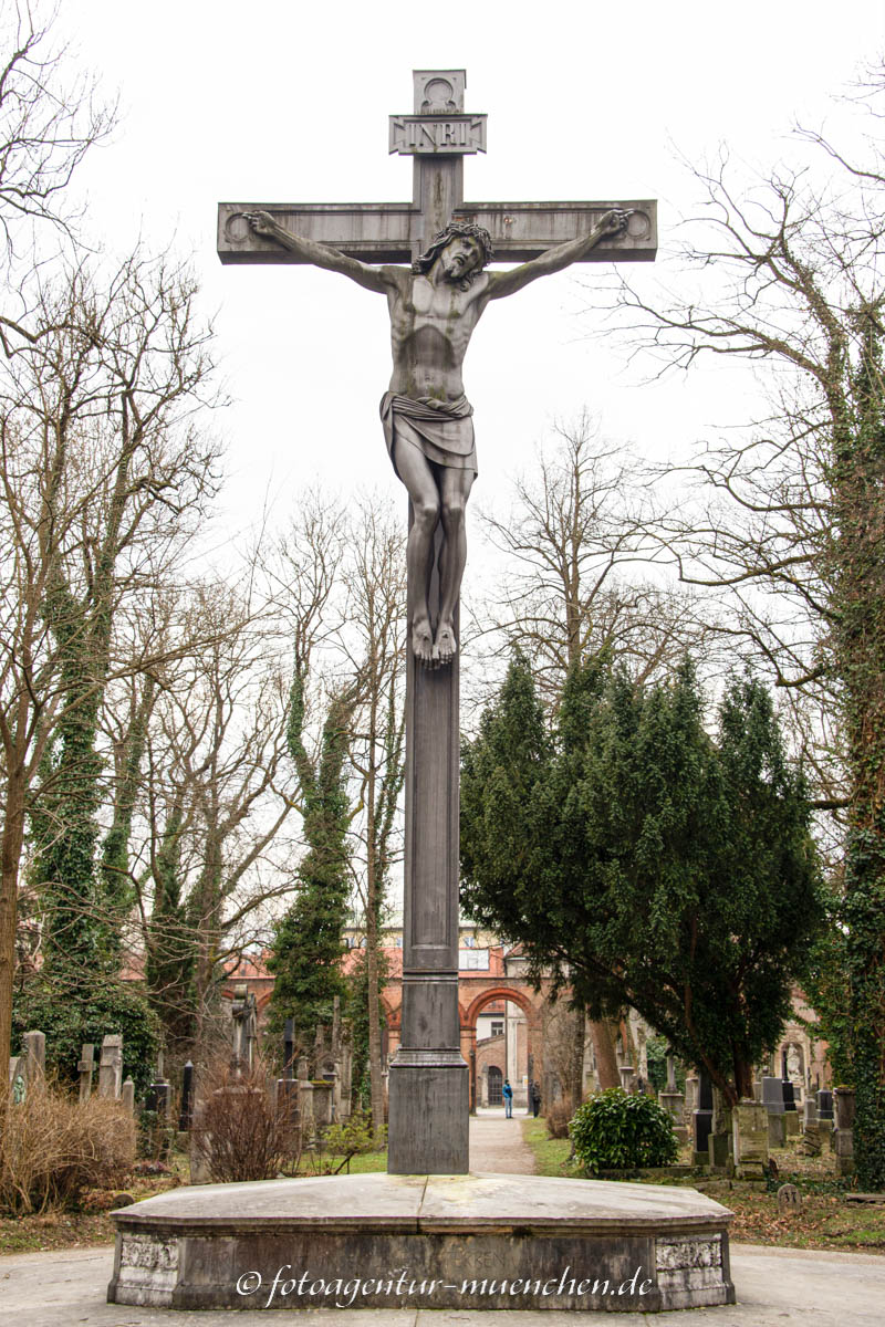 Kruzifix im Campo Santo - Halbig Johann von – Denkmal/Kunstwerk in München
