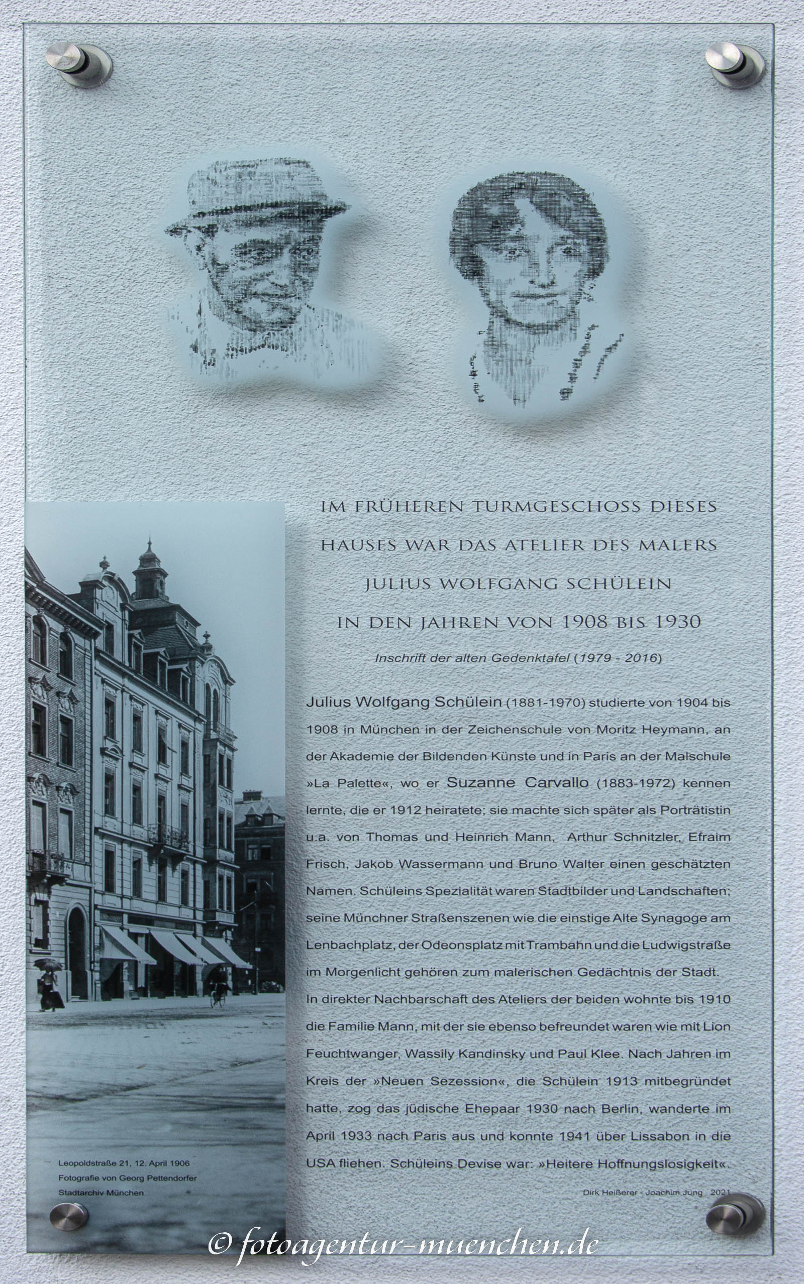 Gedenktafel -  Julius Wolfgang Schülein