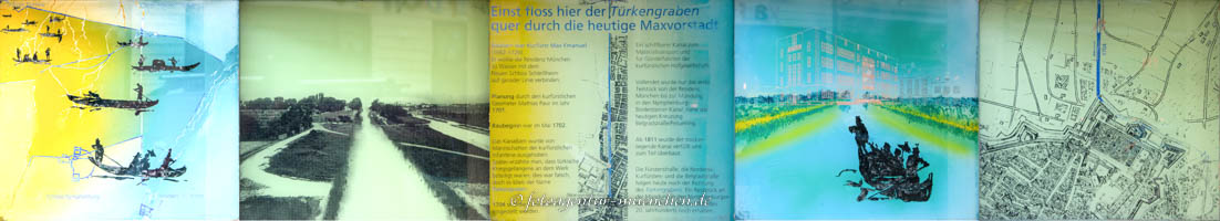 Fenster zur Erinnerung an den Türkengraben