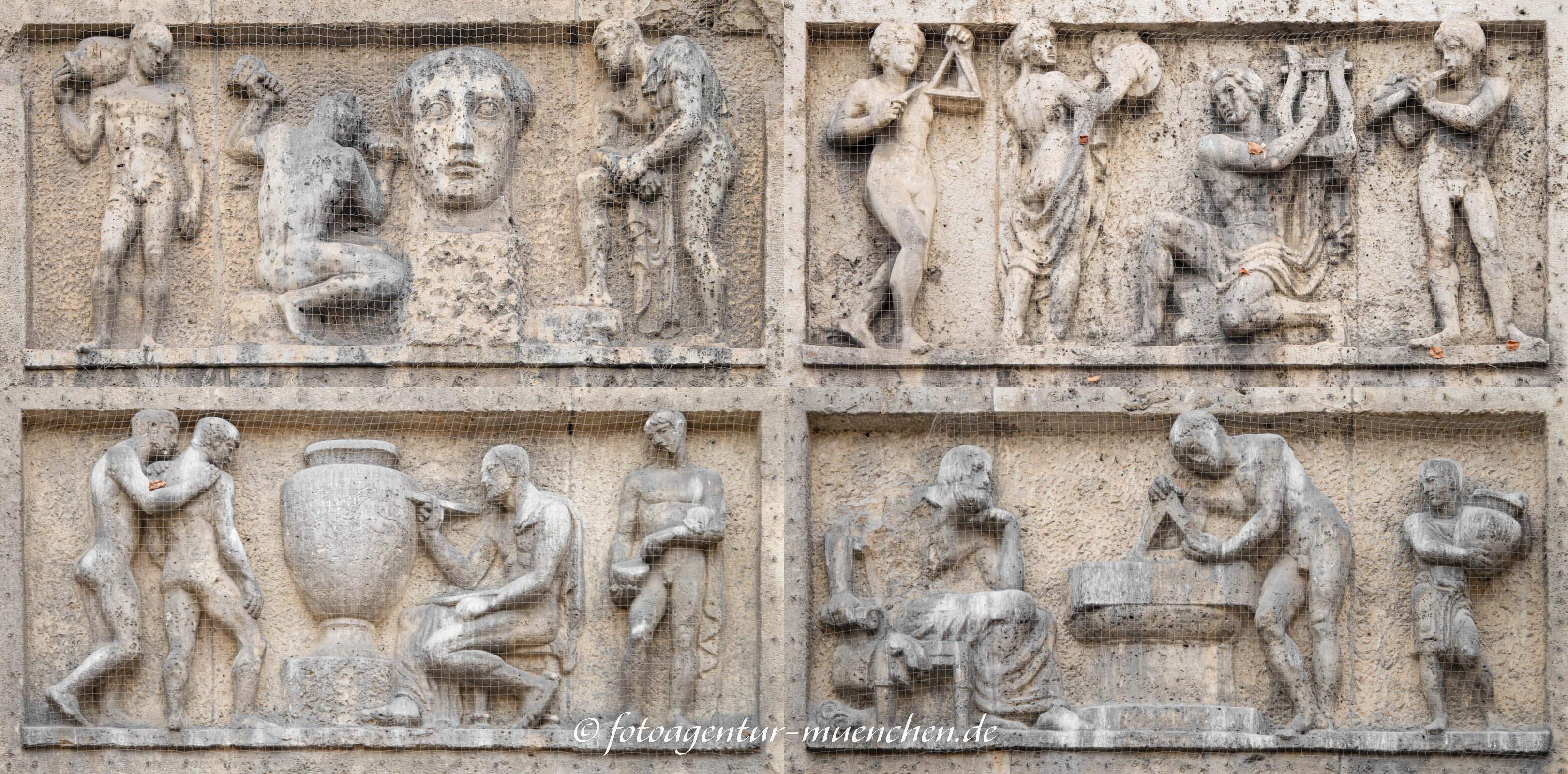 Kunstpavillion - Relief