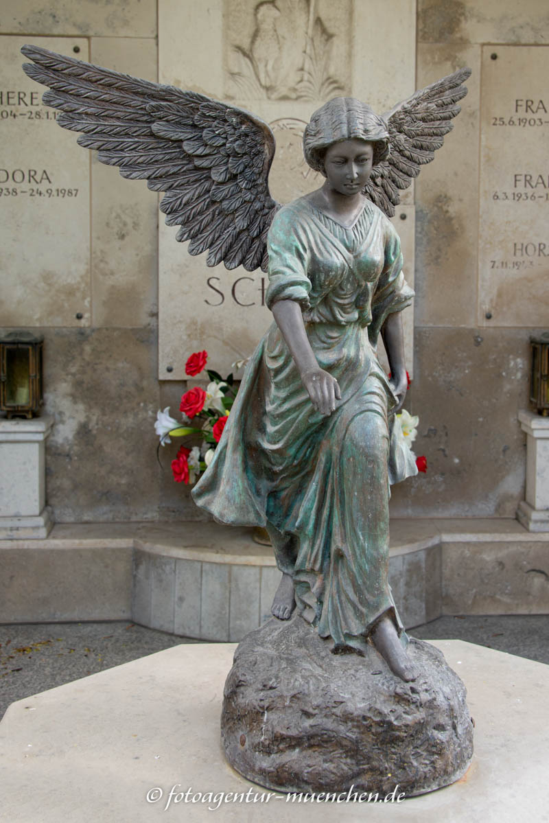 Engel - Jules Coutan - Coutan Jules – Denkmal/Kunstwerk in München