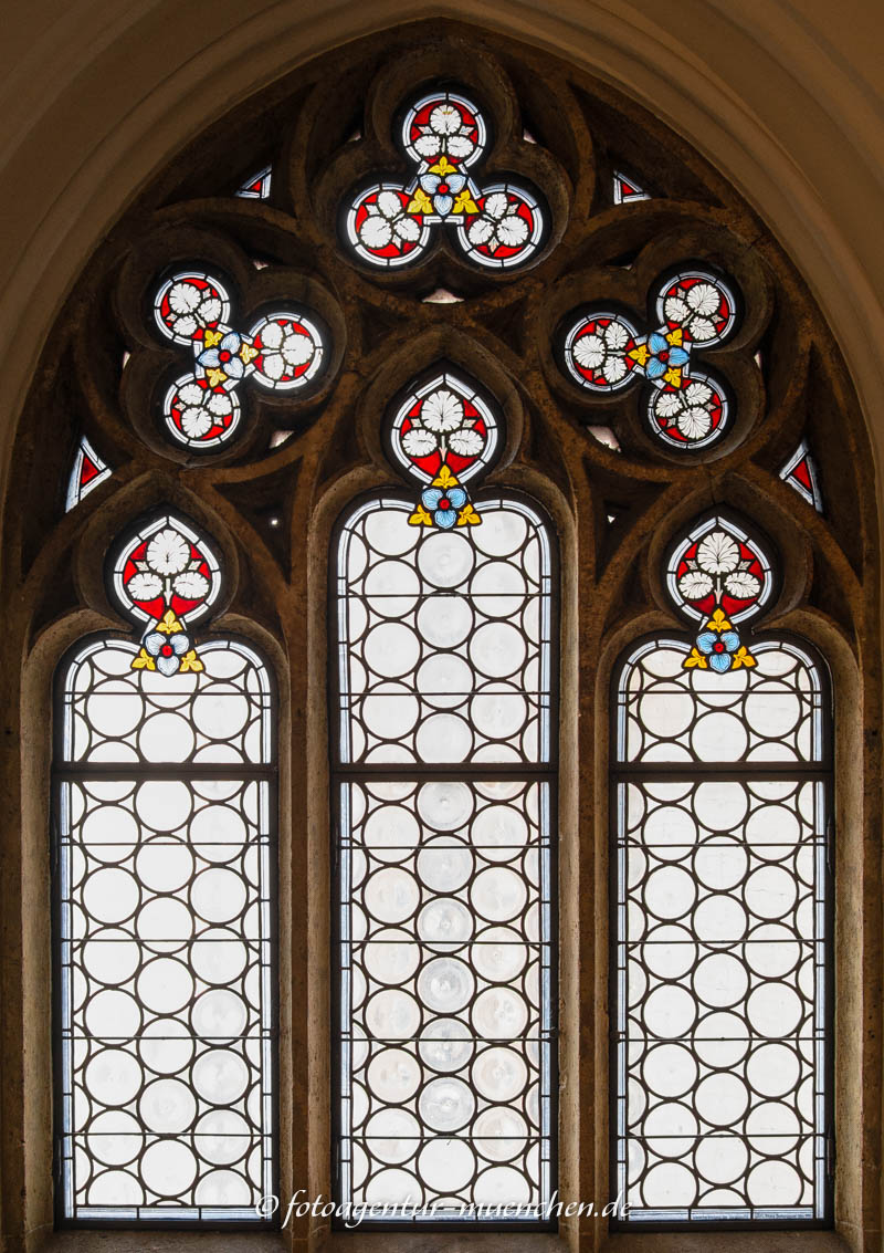 Glasfenster - Neues Rathaus (Beckenbauer)