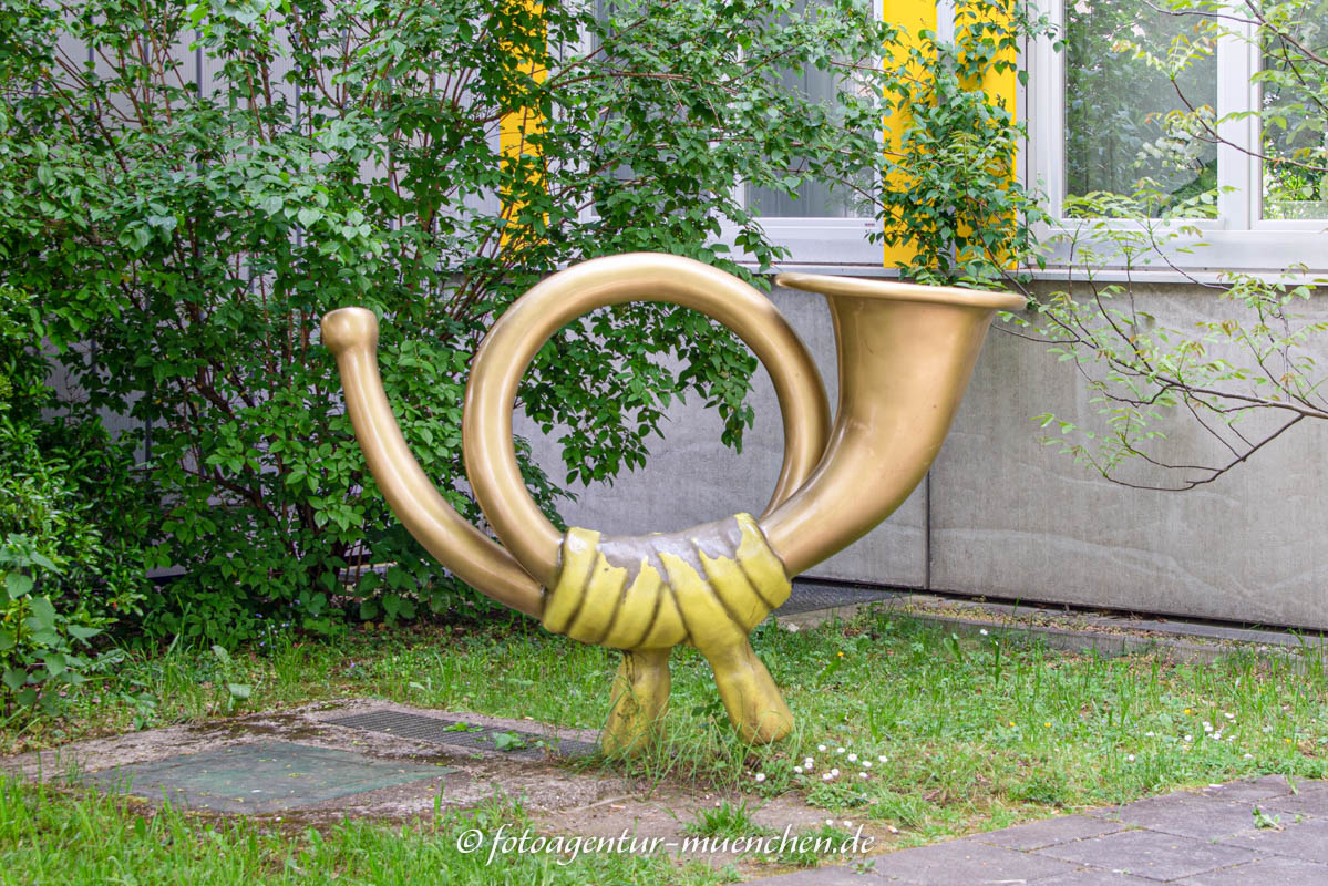 Posthorn – Denkmal/Kunstwerk in München