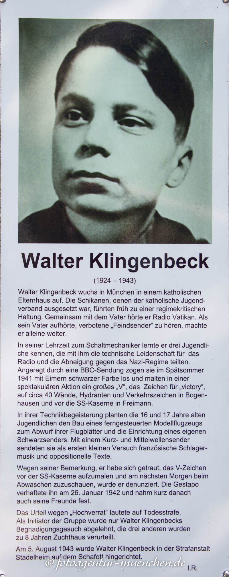 Walter Klingenbeck - Kastner Wolfram, Reuther Ingrid, Grube Ernst, Mühldorfer Friedbert, Strauß Eva, Wagemann-Laquai Judi – Denkmal/Kunstwerk in München