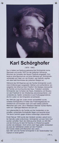 Kriegerdenkmal: Gedenkstele für Karl Schörghofer - Kastner Wolfram, Reuther Ingrid, Grube Ernst, Mühldorfer Friedbert, Strauß Eva, Wagemann-Laquai Judi