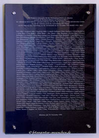 Gedenktafel - für die verfolgten jüdischen Rechtsanwälte