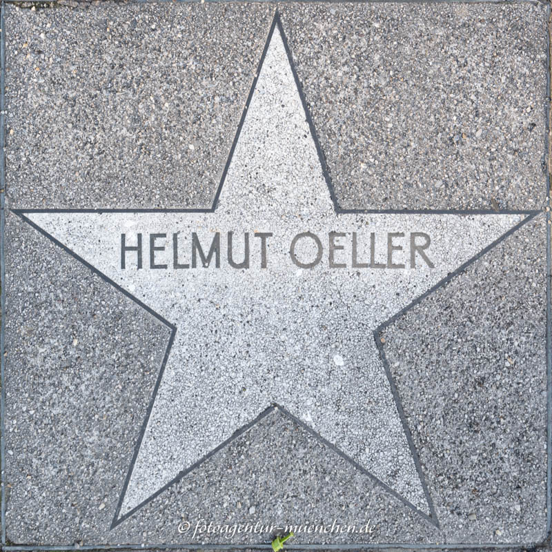 Stern für Helmut Oeller – Denkmal/Kunstwerk in München