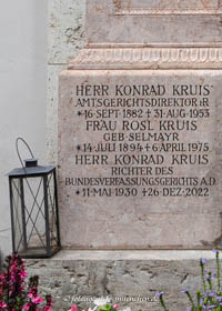 Gerhard Willhalm – Grab - Konrad Kruis