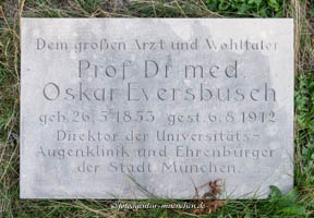 Gerhard Willhalm – Grab - Oskar Eversbusch