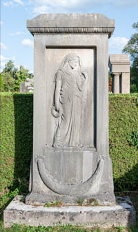 Stehle Alois - Trauernde mit Kranz