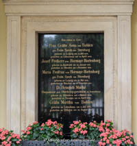 Gerhard Willhalm – Grab - Josef Freiherr von Hormayr von Hortenburg