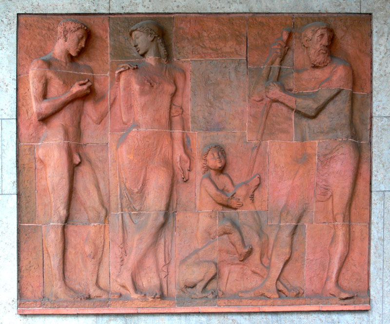 Relief am Haus Maximiliansplatz 13 - Mikorey Franz – Denkmal/Kunstwerk in München